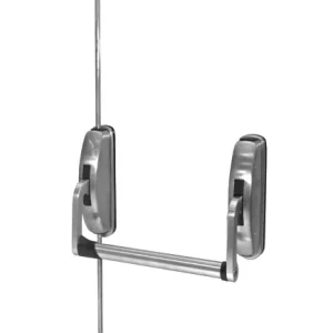 Antipánico manilla y llave exterior con cierre alto para marco-techo y cierre bajo “18323”