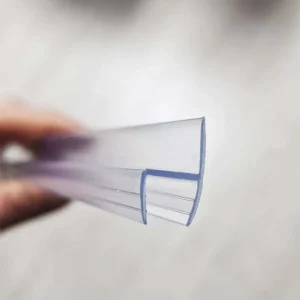 Barra burlete ala lateral rígida ultra claro  -vidrio 8 -10 mm-