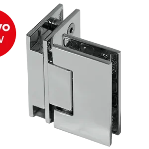 Bisagra doble 90º con retención 368V12