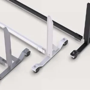 Soporte suelo móvil antivuelco vidrio templado C19LMA