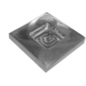 Tirador de uñero metálico cuadrado