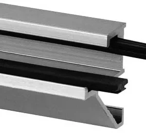 Perfil porta repisas aluminio