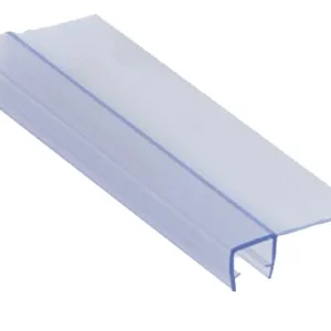 Barra burlete cruce corredera con ala  -vidrio 10mm-