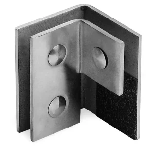 Herraje unión tres lunas con tope y ángulo de 90º “519N90”
