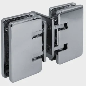 Bisagra doble mismo plano con vidrio central 367P