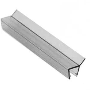 Barra burlete ala lateral externa 15mm -vidrio 8-10mm-