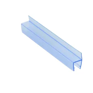 Barra burlete ala lateral para mamparas -vidrio 10mm-