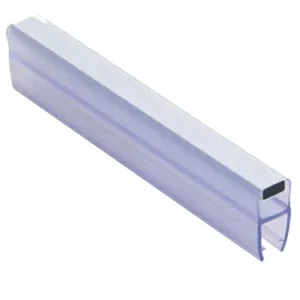 Barra burlete imán central  -vidrio 12mm-