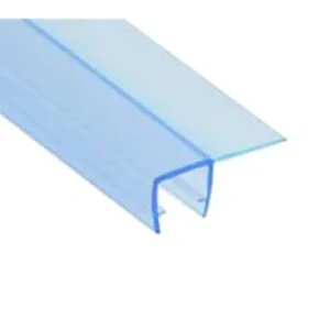 Barra burlete cruce corredera 90º- vidrio 12mm-