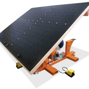 Mesas de tronzado para vidrio