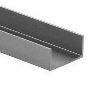 Perfil U de aluminio