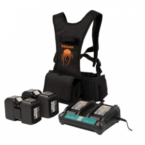 Kit arnés y pack 4 baterías + cargador MEDUSA